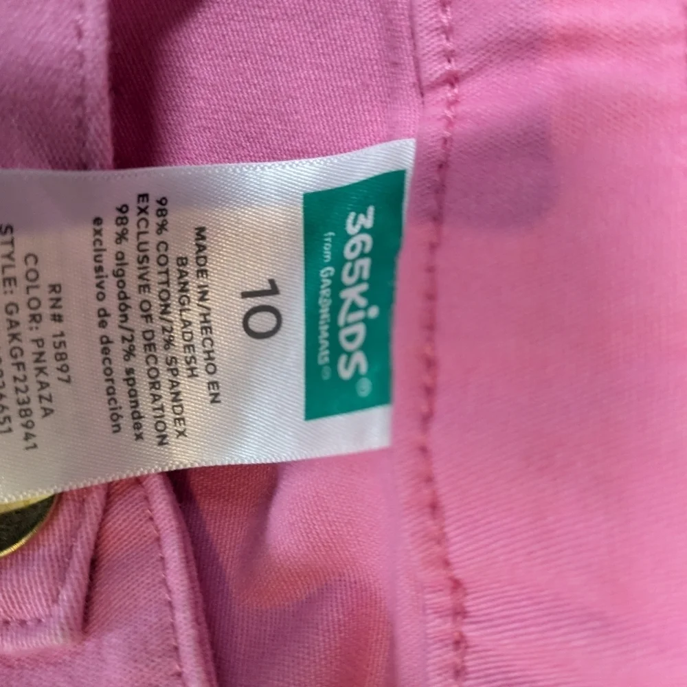 365kids Adorable Pink Kids Overall Dress Size 10